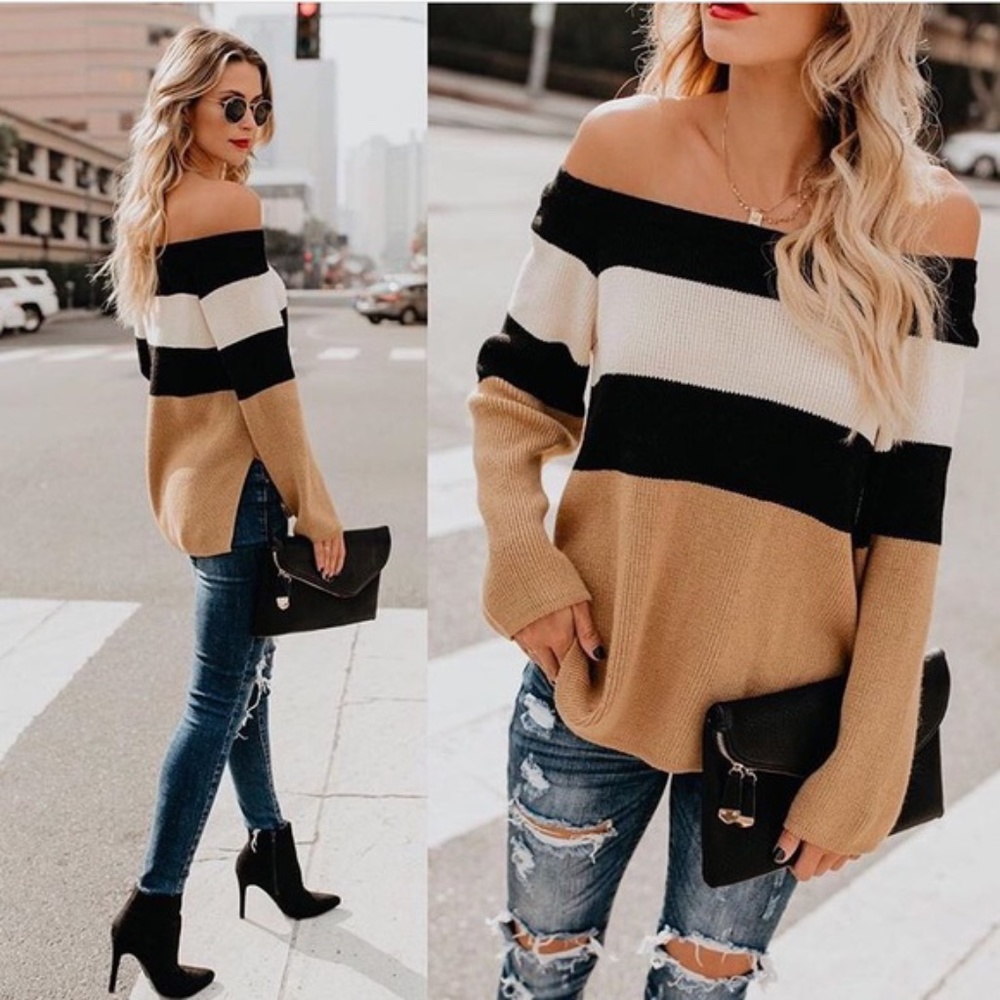 VICI SKYLAR + MADISON Striped Sweater